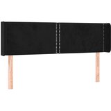 LED uzglavlje crno 147x16x78/88 cm baršunasto | Eponuda.com