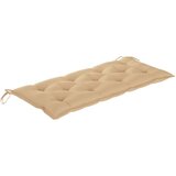  Zložljiva vrtna klop z blazino 118 cm bambus, (20804021) | Shoptok.si