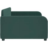  Raztegljiva postelja temno zelena 100x200 cm žamet | Shoptok.si