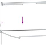 Ručna Ročna zložljiva senčnica z LED lučmi večbarvno 3,5 x 2,5 m, (5000204778) | Shoptok.si
