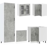  14-dijelni set kuhinjskih ormarića Kalmar konstruiranog drva Siva | Shoptok.si