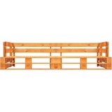 2-dijelni vrtni set sofa od paleta s jastucima boje pijeska | shoptok.hr