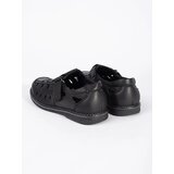 Shelvt Men's openwork shoes black | Eponuda.ba