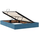  Krevet s od storage Tamno plava 160 x 200 cm Baršun | shoptok.hr