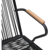  7-dijelni vrtni blagovaonski set od PVC ratana crni | shoptok.hr