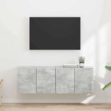 TV stenska omara 2 pcs Betonsko siva 59,5 x 31 x 40 cm, (5000112800) | Shoptok.si