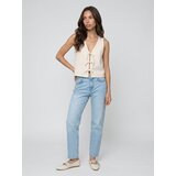 Sinsay Pamučne mom fit comfort traperice s ispranim efektom | shoptok.hr
