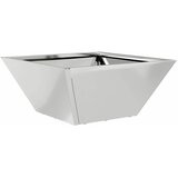 Vrtna saksija Srebrno 35 x 35 x 15 cm Cinkani čelik | shoptok.hr