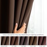Restilo Rjava zavesa za delno zatemnitev 140x175 cm Kierra – | Shoptok.si