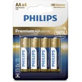 LR6M4B/10 - 4 kom. alkalne AA baterije PREMIUM ALKALINE 1,5V 3200mAh