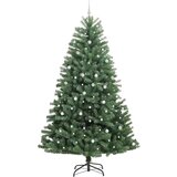 vidaXL Umetno Zložljivo Božično Drevo Zelena 300 cm PVC in kovina | Shoptok.si