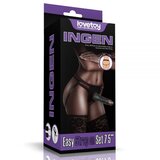 Easy Strapon crni set gaćica sa penisom od TPE-a — 19 cm — LVTOY00759 cene