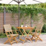 3-dijelni bistro set od poliratana i masivnog drva bež | shoptok.hr