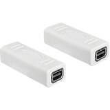 Delock 65450 DisplayPort adapter [1x ženski konektor mini Displayport - 1x ženski konektor mini Displayport] bela, (20410553) | Shoptok.si