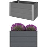 vidaXL visoka greda wpc 100x50x54 cm siva | Shoptok.si