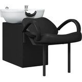  Stolica za šampon Crna i bijela 136 x 60 x 92 cm PVC | shoptok.hr