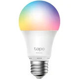 Tapo L530E Smart Wi-Fi Light Bulb, Multicolor, 2.4 GHz, IEEE 802.11b/g/n, E27 Base, 220–240 V, 50/60 Hz, 2,500 K – 6,500 K, Multicolor, No Hub Required, Voice Control (works with Amaz