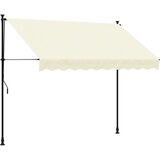  Tenda na uvlačenje krem 250 x 150 cm od tkanine i čelika | shoptok.hr