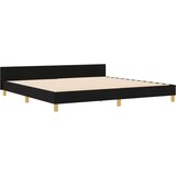  Crni Tkani Krevetni Okvir 200x200 cm | shoptok.hr