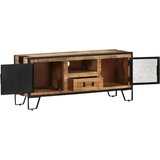 Maison Chic TV omarica - TV stojalo - Televizijska omarica 110x31x46 cm robusten mangov les, (21698732) Cene