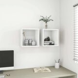 vidaXL zidni ormarići 2 kom bijeli 37 x 37 x 37 cm konstruirano drvo - Bijela 2 1 | shoptok.hr