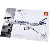  Konstrukcijski blokovi Jetliner 320 putnički model aviona 133 dijela ZA5678 | shoptok.hr