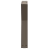  Noge za klub stolić 2 kom. Prirodni čelik 28 x (42-43,3) cm Čelik | shoptok.hr