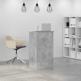  Recepcijski stol beton sivi 55x50x103,5 cm konstruirano drvo | Eponuda.ba