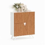 Hanah home Cipelarnik Venice Natural White Cene