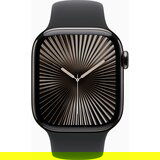 Apple Watch S10 Cellular 42mm Slate titanium case with Black sport band - M/L, (21681411) Cene