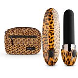 Panthra Asha - vibrator s šminko za polnjenje (leopardja črna) Cene