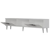 Hanah home TV polica Nida White Silver