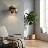  Zidna lampa LUX 1xE27/15W/230V crna/zlatna | Eponuda.com