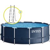 Intex Frame Pool Rondo Ø 366 x 122 cm, brez dodatkov, vklj. z lestvijo - 1 kos - Model 2026 Cene