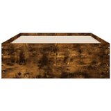  Okvir kreveta s ladicama boja dimljenog hrasta 90x190 cm drveni | shoptok.hr