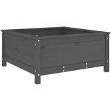 Maison Chic Vrtno cvetlično korito - Cvetlični Lonec sivo 82,5x82,5x39 cm trdna borovina, (21789255) Cene