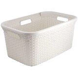 Curver Košare, škatle in košarice Panier style 45l blanc vintage Bela Cene