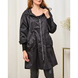 Resti Black women's coat jacket with hood- Clothing | Shoptok.si