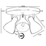 Opviq Spot svetiljka 8996 3 | ePonuda.com