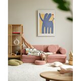 Wigiwama Rožnata otroška sedežna garnitura iz tkanine bouclé 132 cm Settee – | Shoptok.si