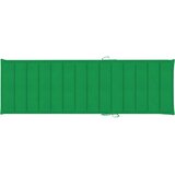  Vrtna ležaljka za sunčanje s jastukom masivno bagremovo drvo Zelena 200 x 63 x 85 cm | shoptok.hr