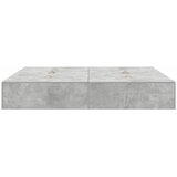 Krevet s ladicama Betonski sivi 200 x 200 cm Konstruirano drvo | Eponuda.ba