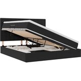 vidaXL Krevet s madracem i skladištem Crna 160 x 200 cm Baršun | shoptok.hr