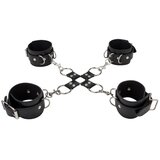 Ouch! Leather Hand And Legcuffs Black Cijene