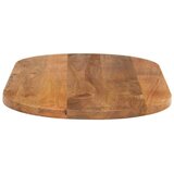 vidaXL Mizna plošča 100x40x2,5 cm ovalna trden mangov les | Shoptok.si