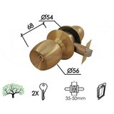 Dabel brava sa rozetom B3000 kugla/kugla 60mm Mat Ms ul. vrata 5pin cil. DBP0 | ePonuda.com