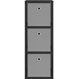  Kreveta s ladicama Crni hrast 30,5 x 27 x 84,5 cm | shoptok.hr