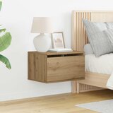  Wall-mounted noćni ormarić Umjetnički hrast 50 x 36 x 30 cm | shoptok.hr