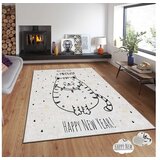 Conceptum Hypnose tepih s novogodišnjim motivima Asr-Crpt-68, Pravougaoni, 80 x 140 cm, Bež | Eponuda.ba