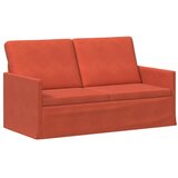  Set sofe 2 pcs Crvena narančasta Kordura tekstil - Crvena narančasta Jednostruka + Dvostruka (140 cm) | shoptok.hr
